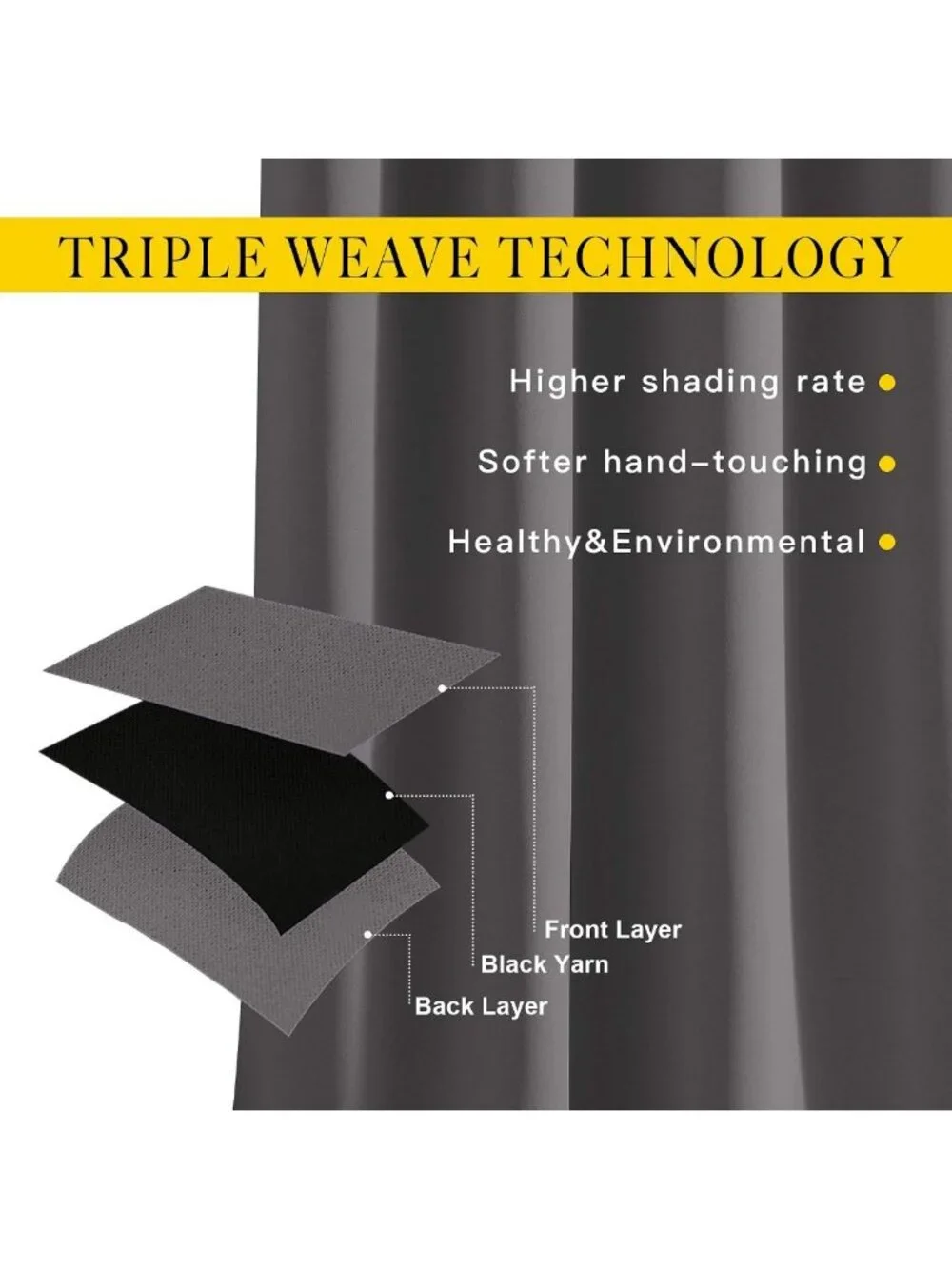 Elegant Gray Blackout Curtains - 84